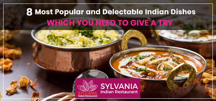 8 most popular and delectable Indian dishes which you need to give a try